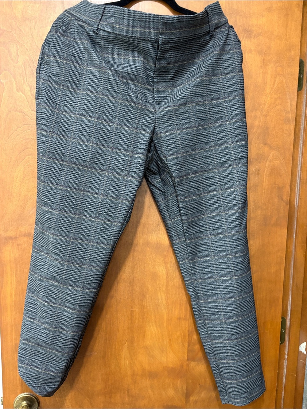 Maurices Women’s Plaid Dress Pants in Gray and Black